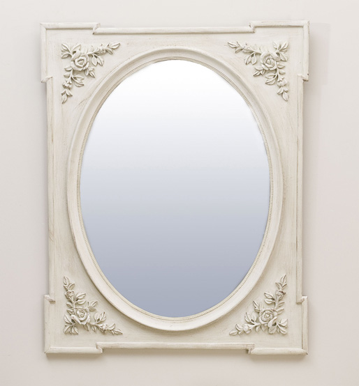 Зеркало в стиле Прованс из натурального дерева