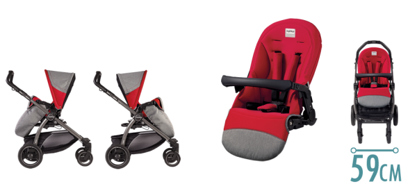 Как снять коляску peg perego 2 в 1с шасси