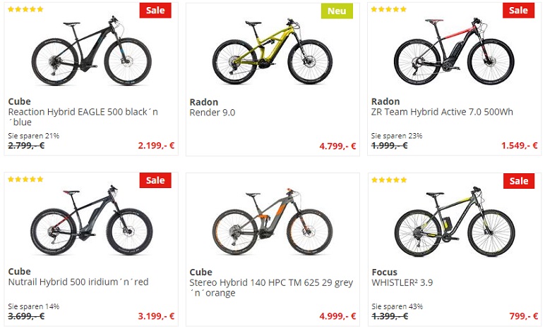 Электровелосипед из Германии в интернет-магазине BikeDiscount
