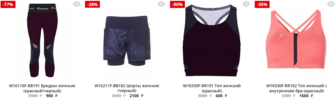 Russian sportswear stores overview.