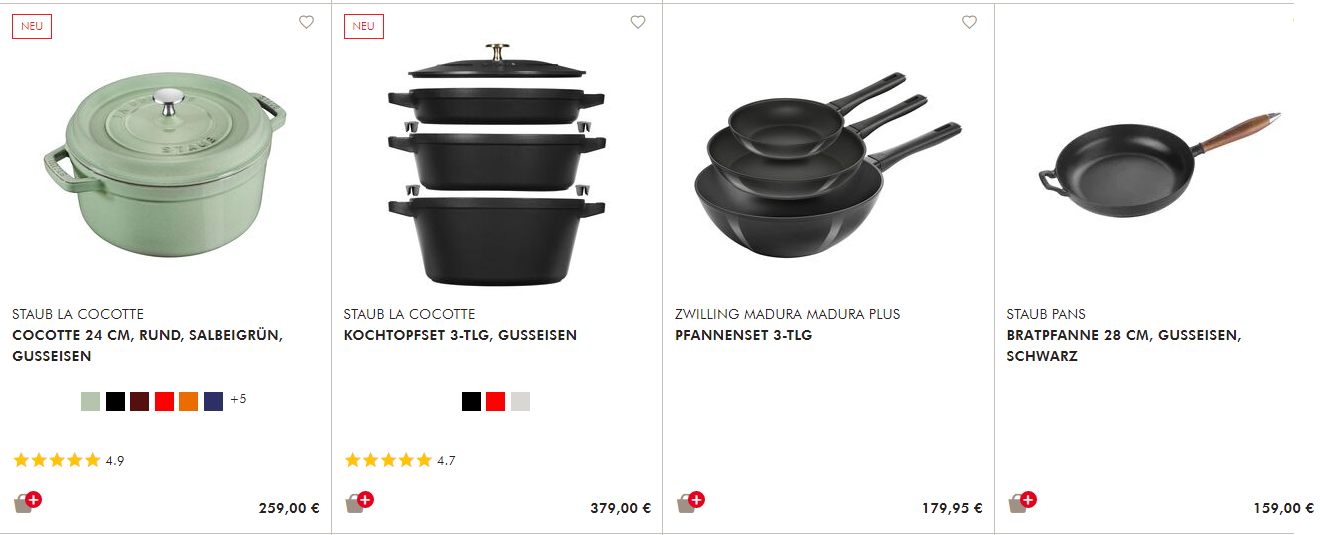 ножи и кухонная утварь премиум качества с доставкой из Германии