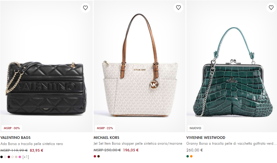 брендовые сумки и аксессуары из Италии