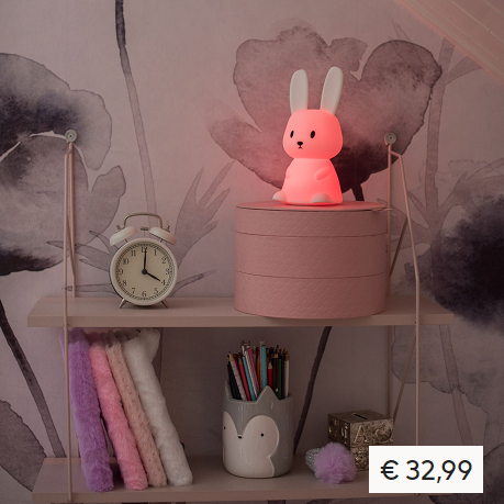 купить осветительные приборы в Италии и Германии: детский светильник в виде зайца