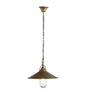 Outdoor Pendant Lamp with Chain and Conical Shade Giada — подвесной светильник
