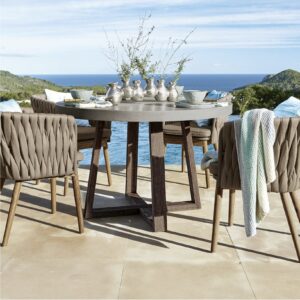 Gartentisch “Huntingdon” mit Steingussplatte — садовый обеденный стол с верхом из литого камня