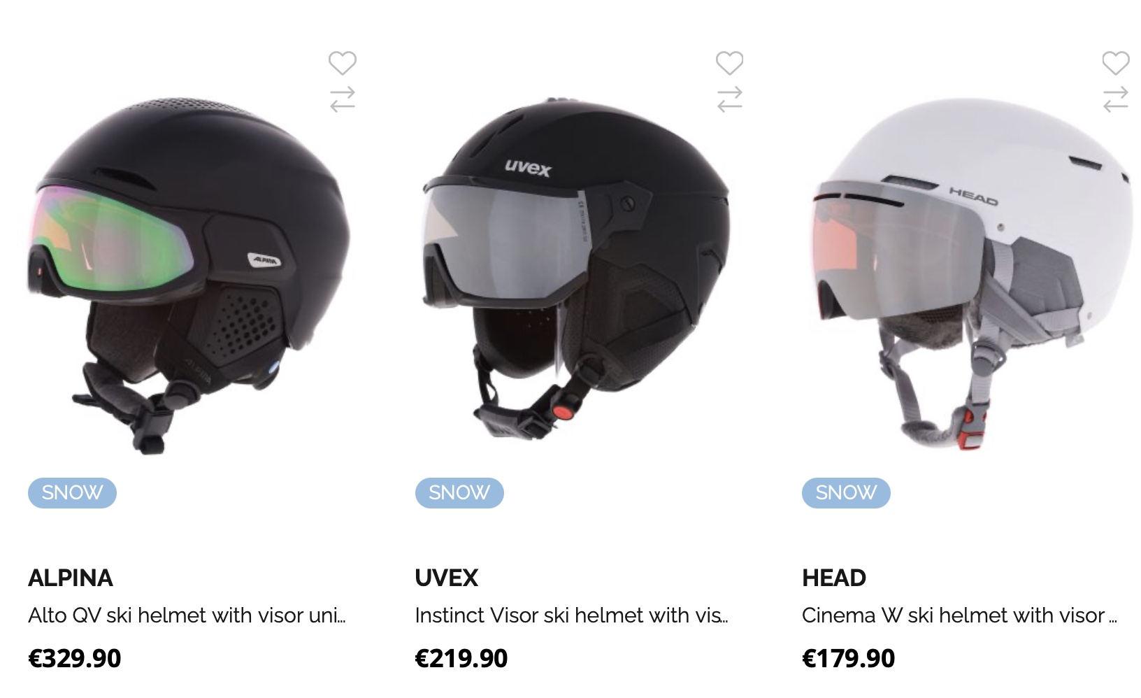 Шлемы купить на skiwebshop.com