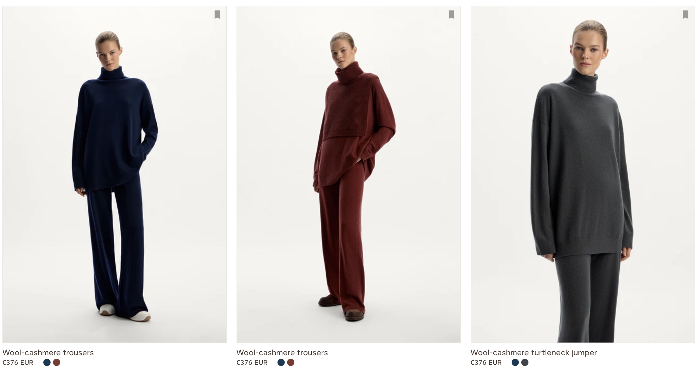 12 STOREEZ Cashmere collection