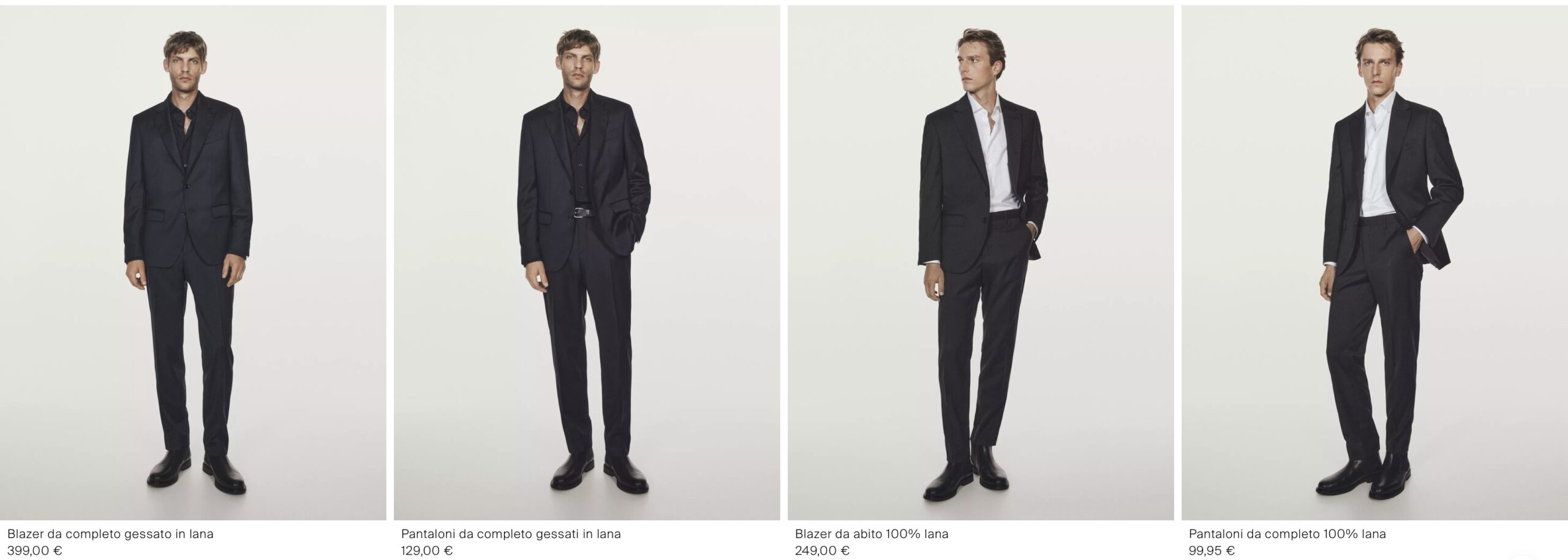 Костюмы Massimo Dutti купить в Европе c Aukciony