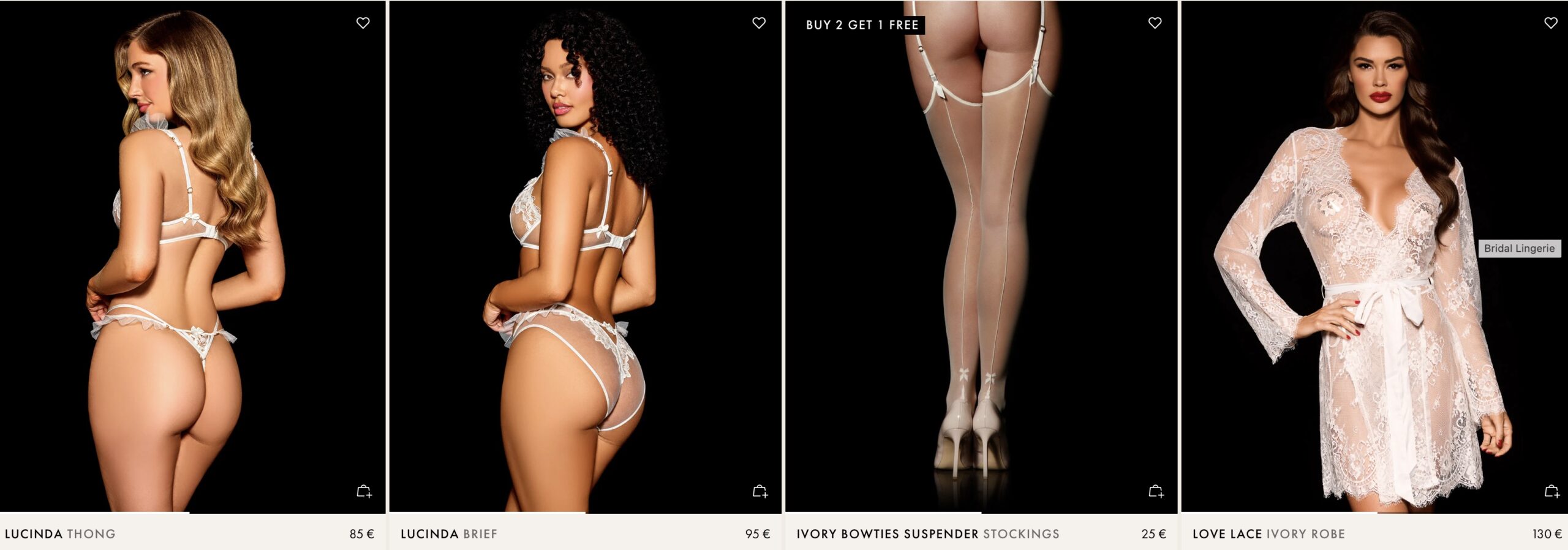 Заказать белье из Европы BRIDAL LINGERIE