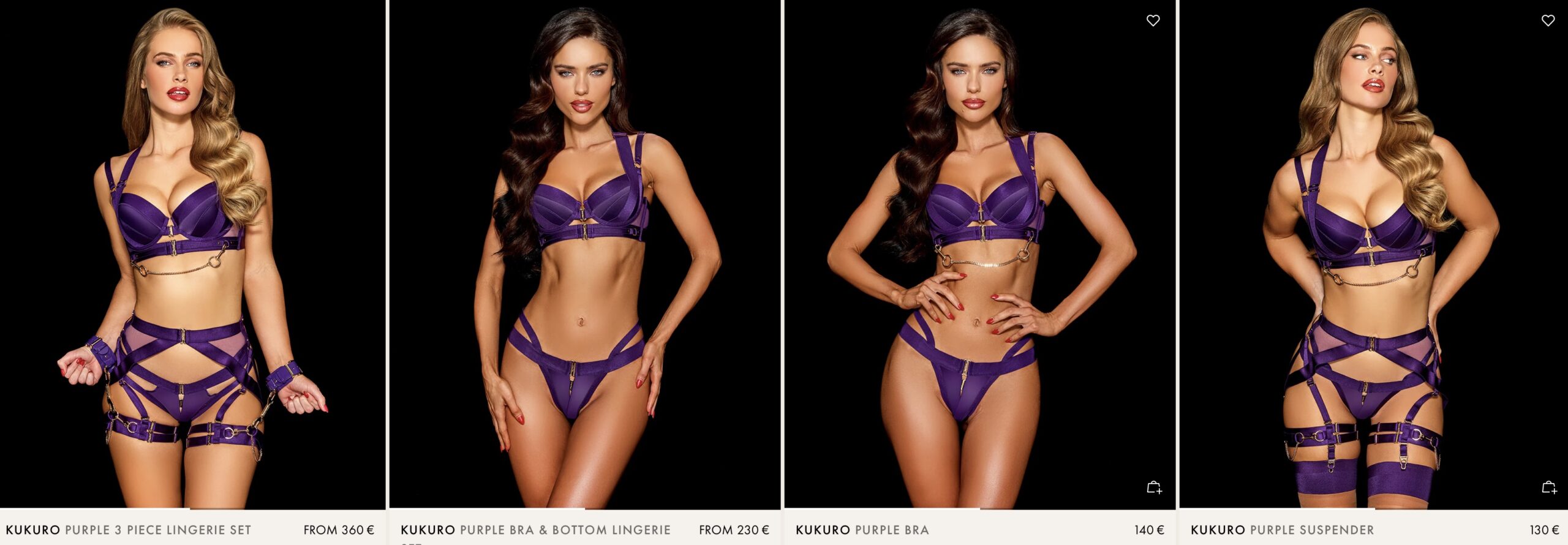 коллекция KUKURO заказать белье из Италии