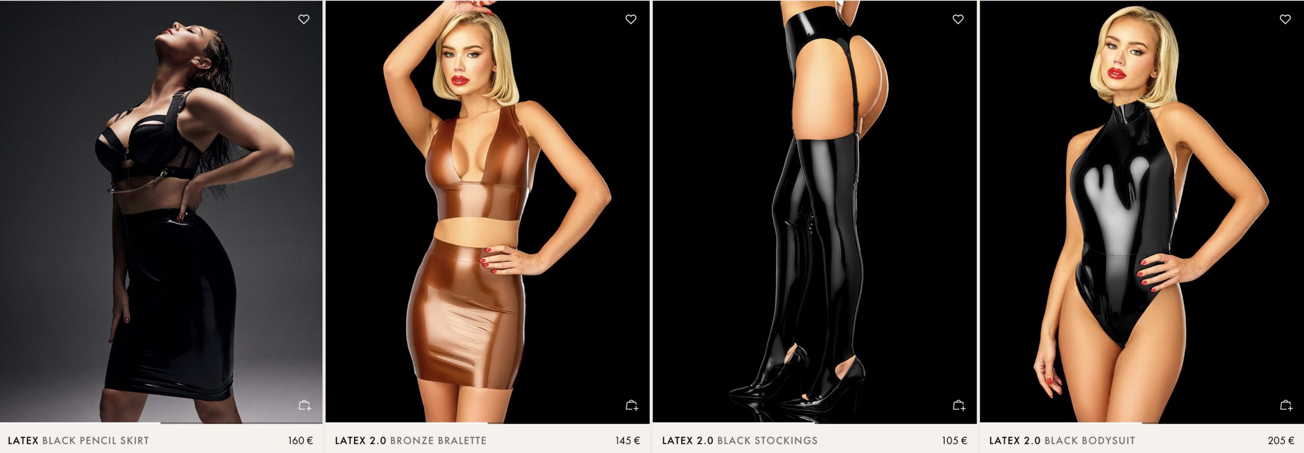 LATEX LINGERIE — для тех, кто ищет нечто по-настоящему эффектное — заказать белье из Италии