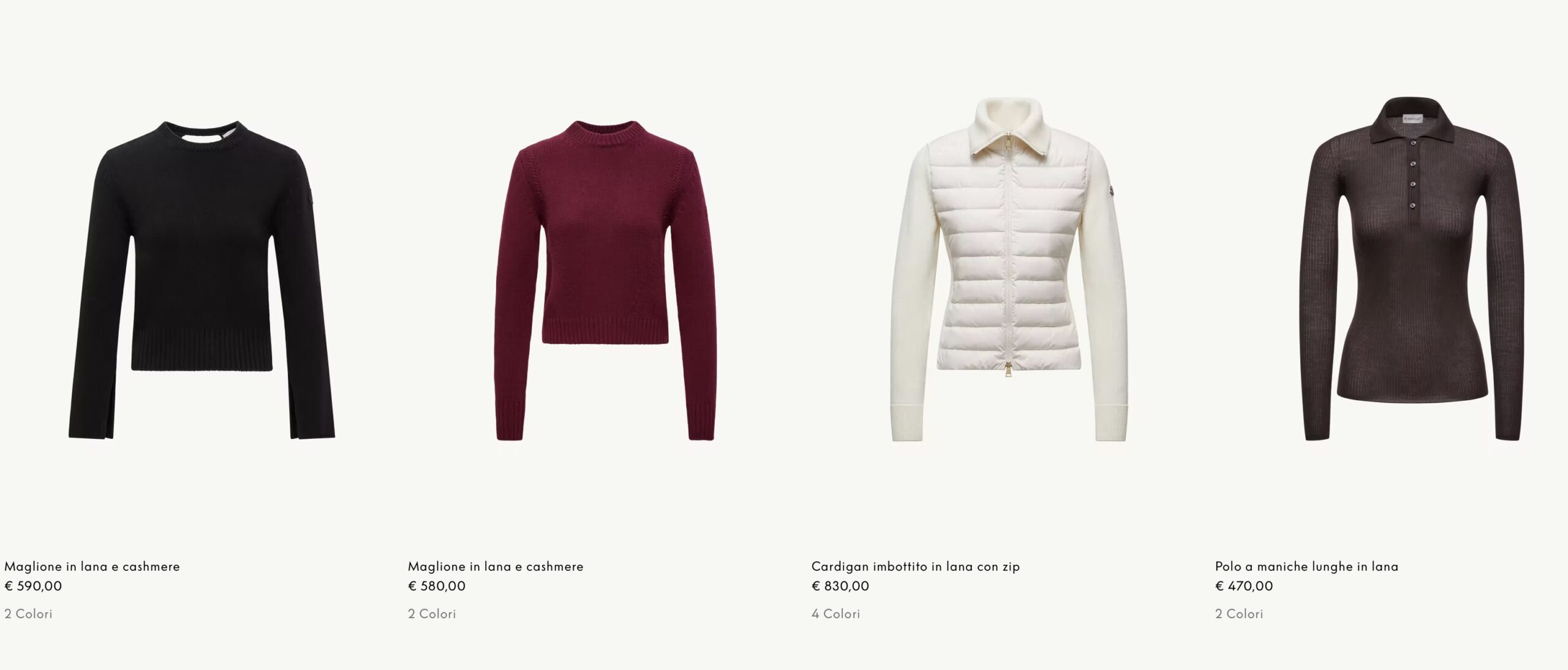 женские свитеры и кардиганы доставка одежды Moncler из Италии