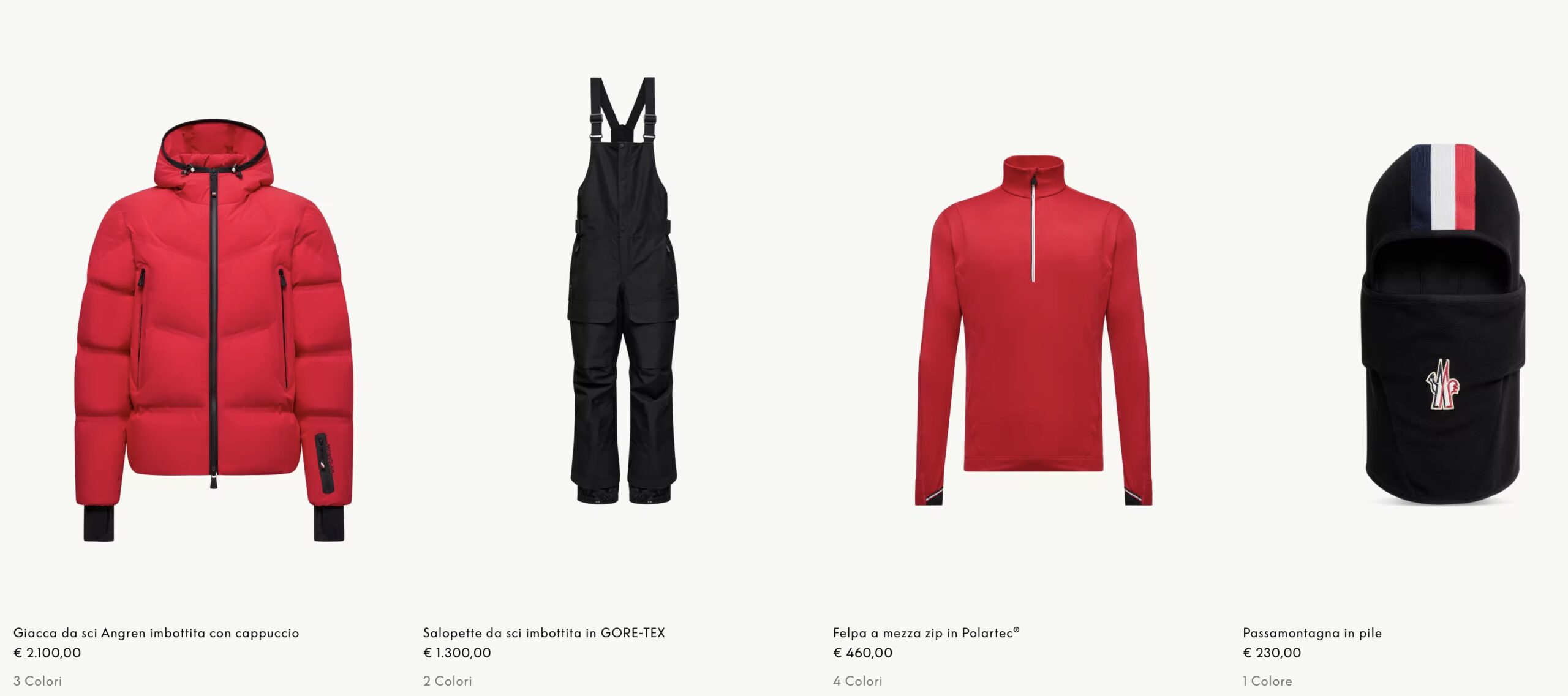 снег/лыжи доставка мужской одежды Moncler из Италии