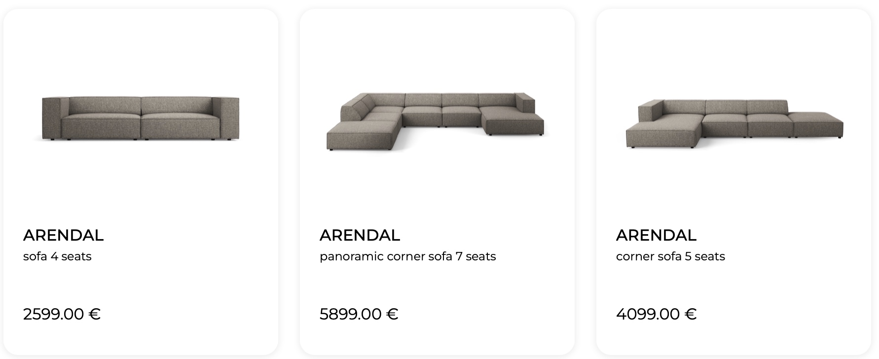 купить дизайнерскую мебель из Европы Сosmopolitan Design коллекция Arendal