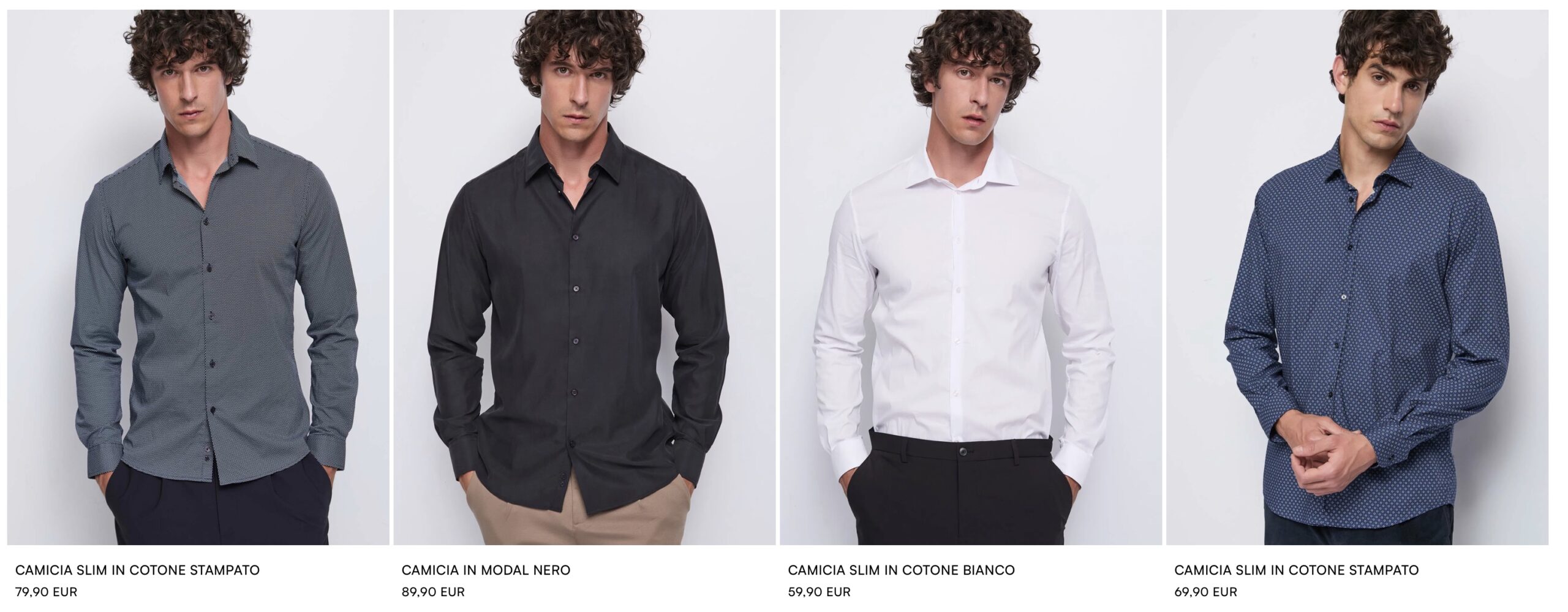 магазины мужской одежды в Европе Gaudi   рубашки