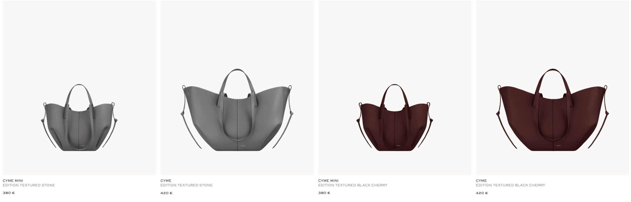 кожаные сумки и аксессуары из Европы: Polène Paris коллекция Cyme