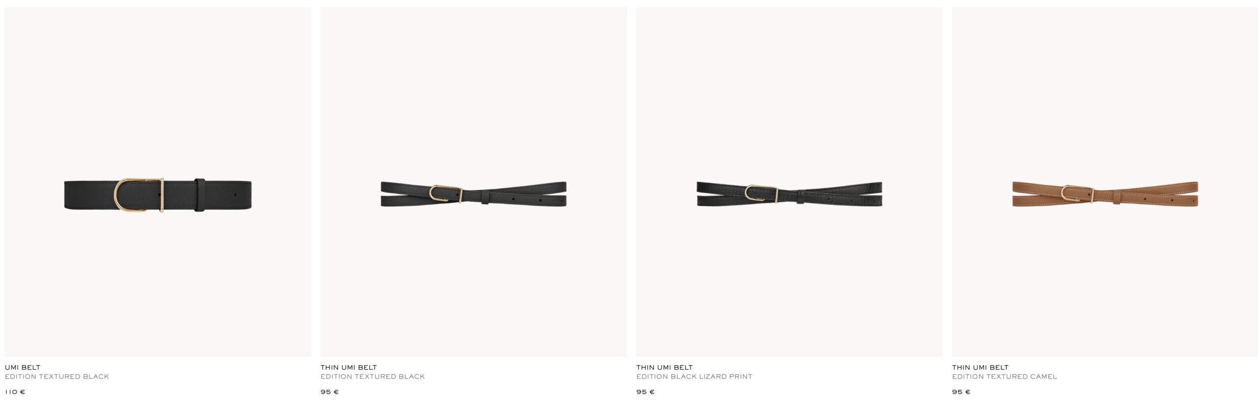 кожаные сумки и аксессуары из Европы: Polène Paris раздел belts