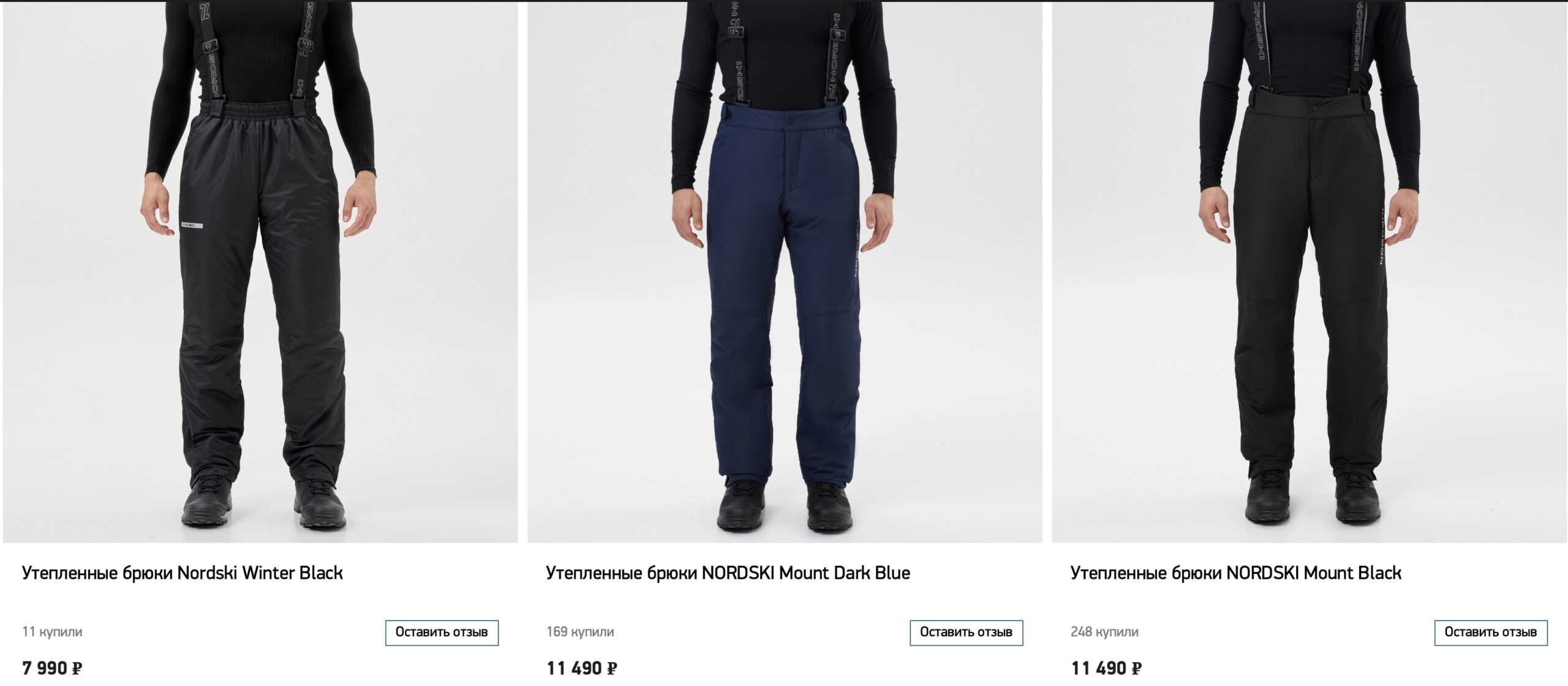 Nordski insulated pants