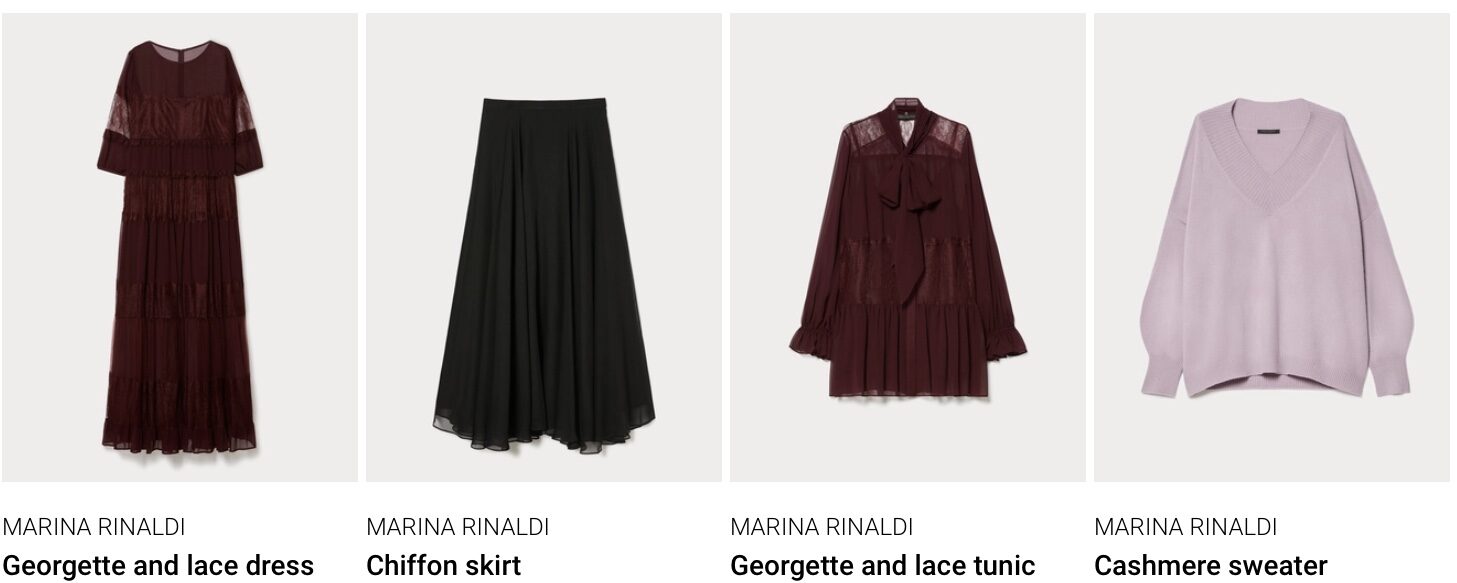 Marina Rinaldi купить в Италии через Aukciony