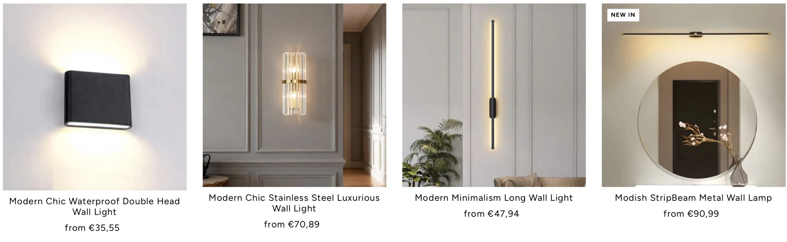 Настенные светильники Glare Fusion