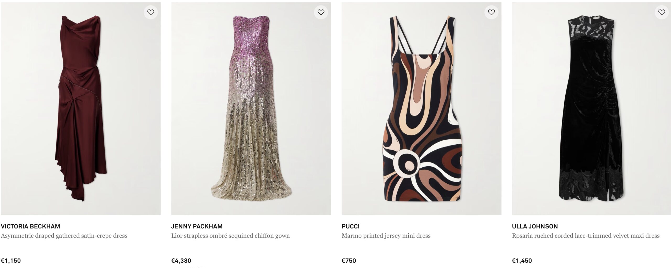 Платья на Net-a-Porter