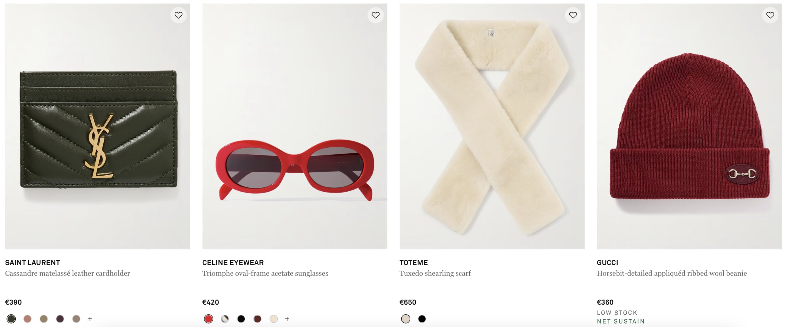 аксессуары на Net-a-Porter