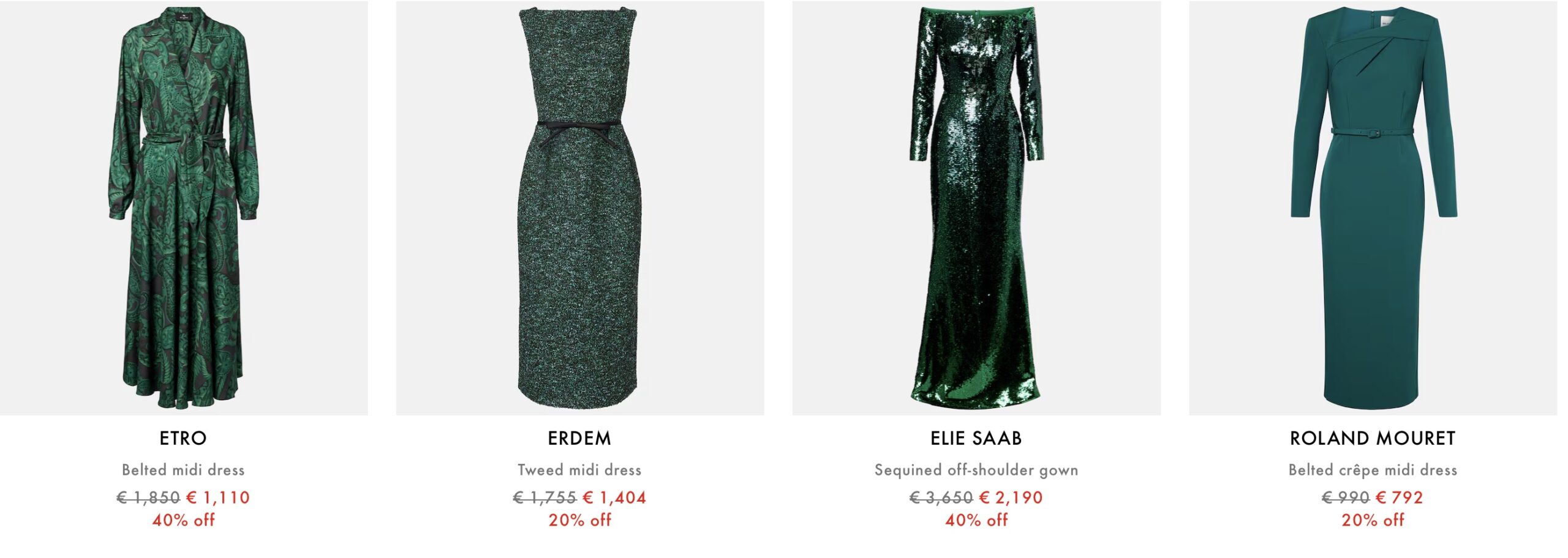 обзор женской распродажи Mytheresa: платья