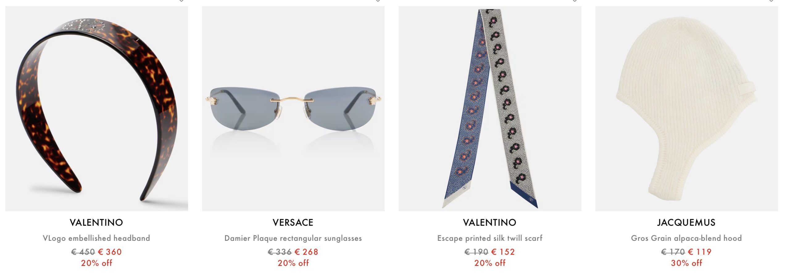 обзор женской распродажи Mytheresa: аксессуары