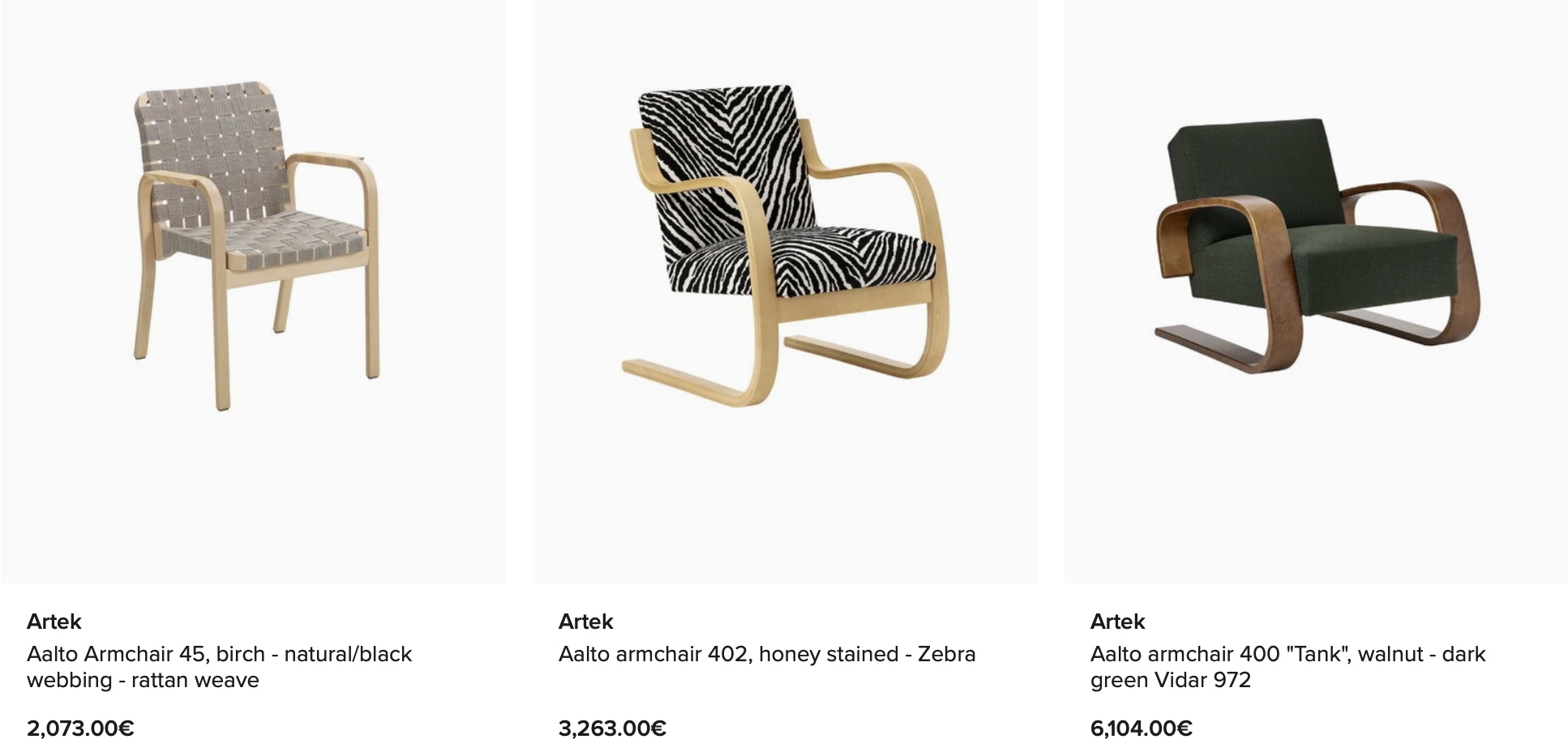 Кресла Artek Finnish Design Shop