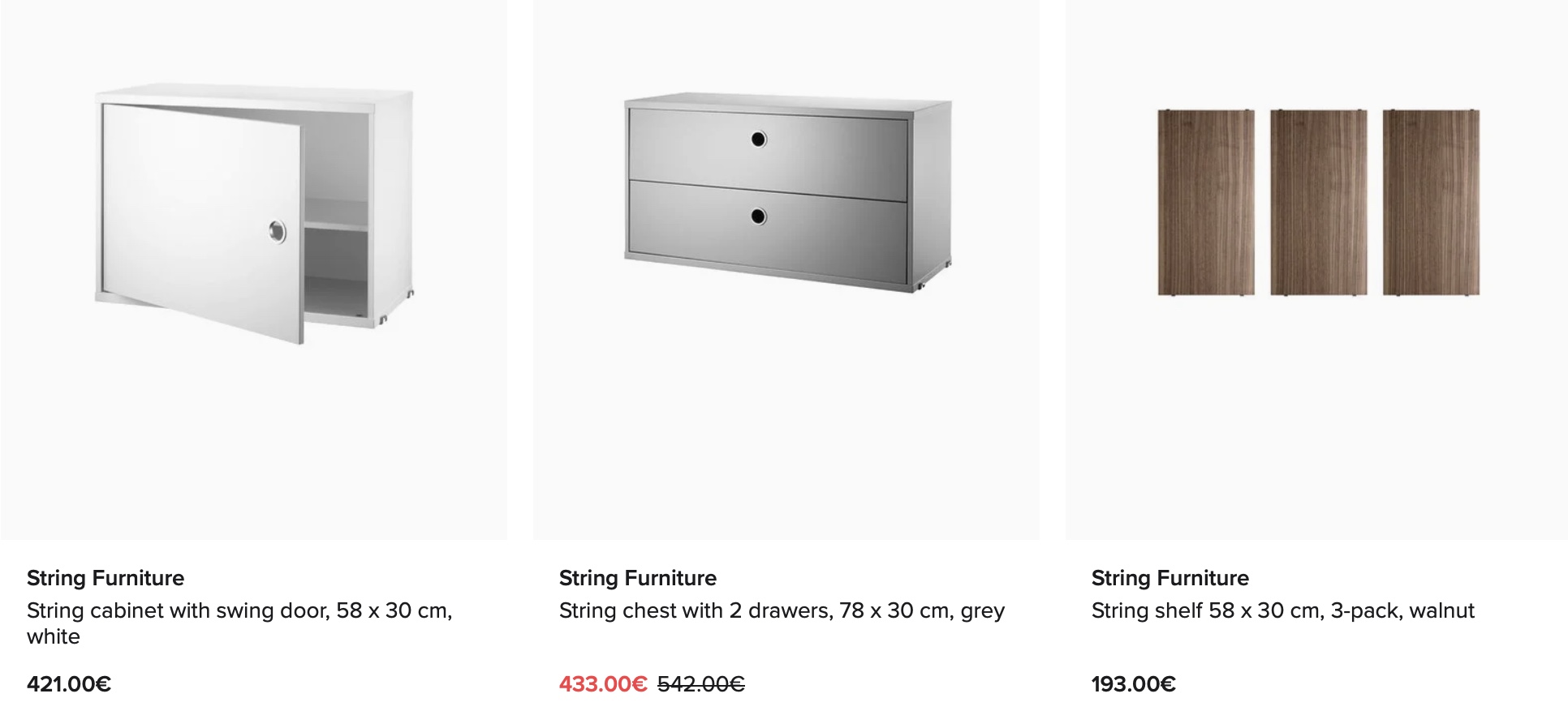 Finnish Design Shop система  String