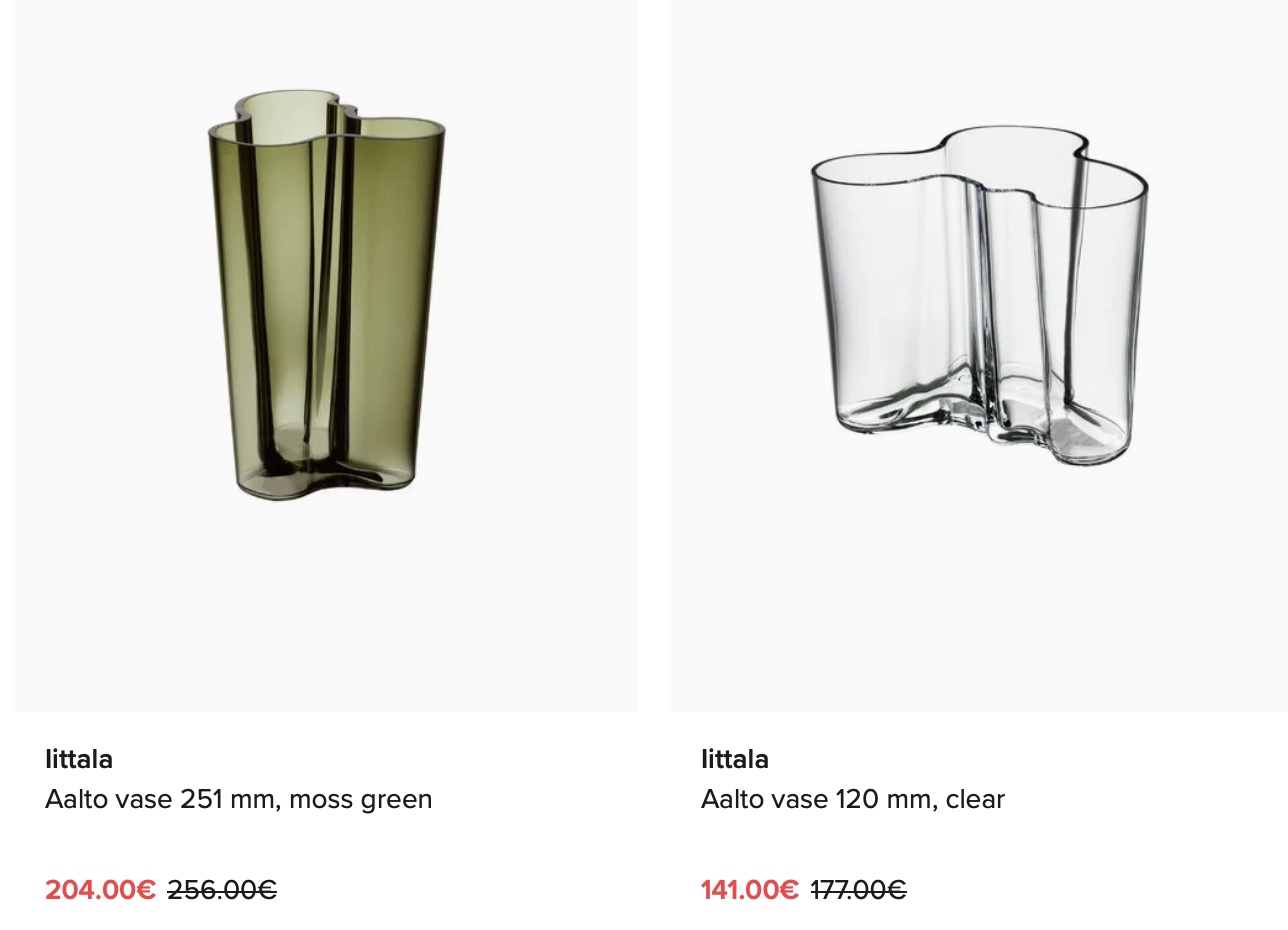 Вазы Littalia Finnish Design Shop