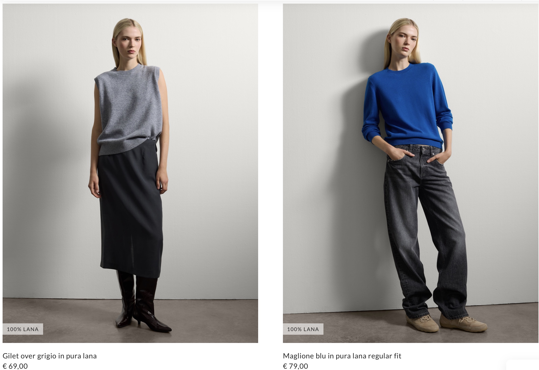 шерстяные модели Stefanel купить в Италии