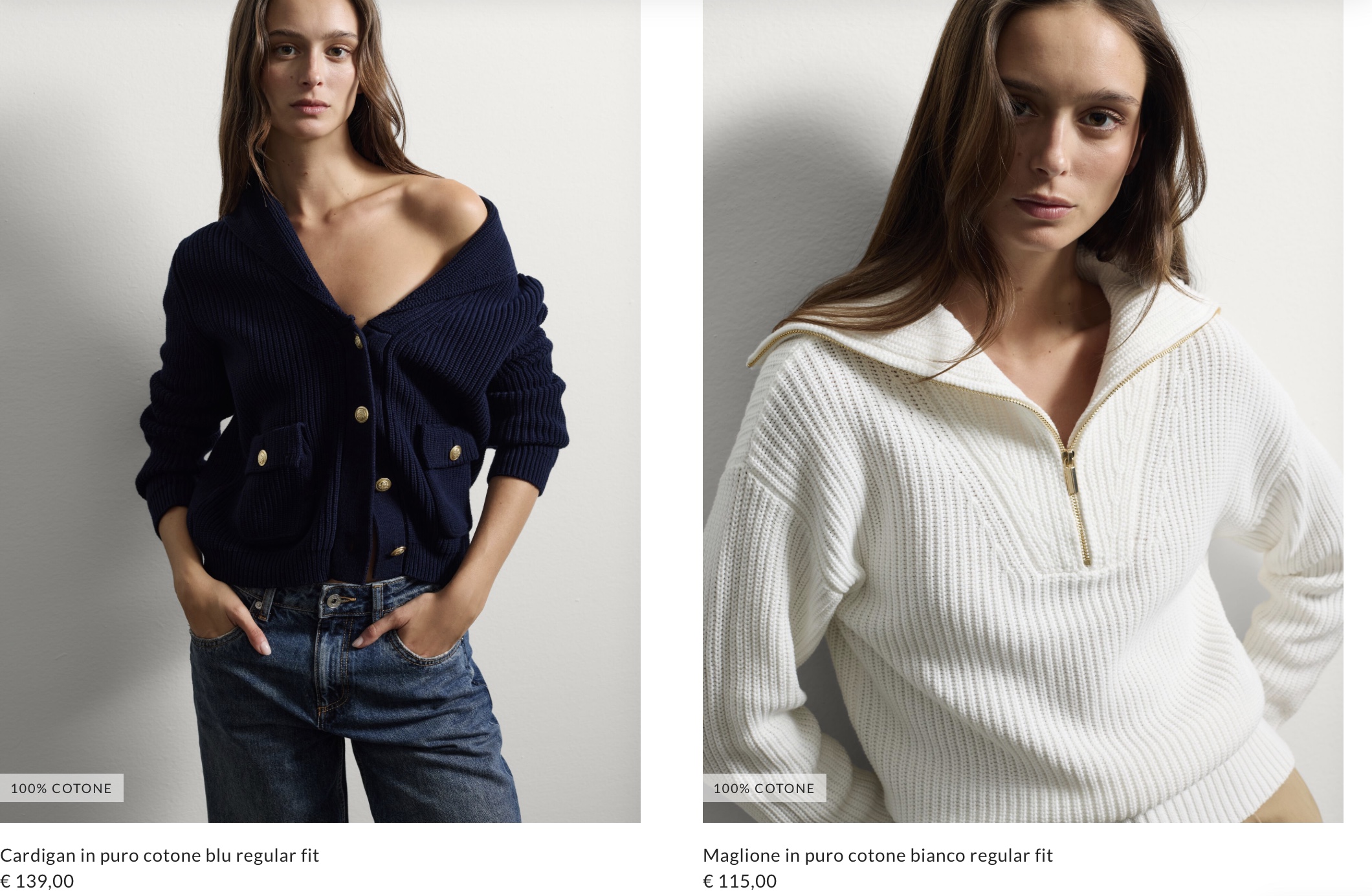 хлопок Stefanel купить в Италии