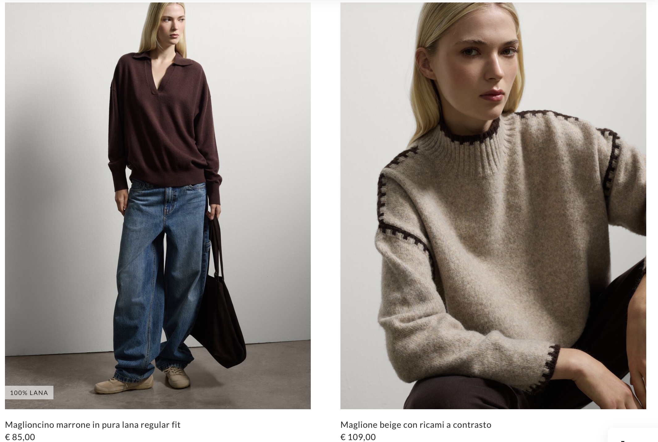 Пуловеры и джемперы Stefanel купить в Италии