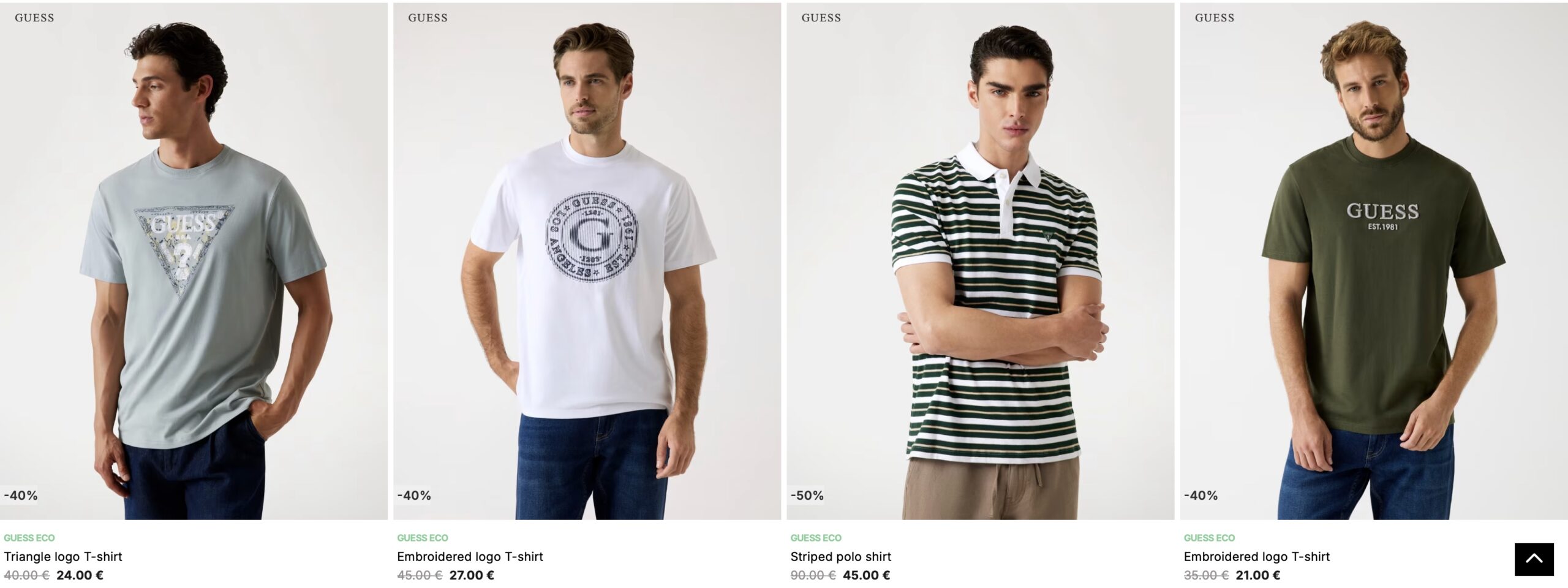 футболки и рубашки поло Guess купить из Италии