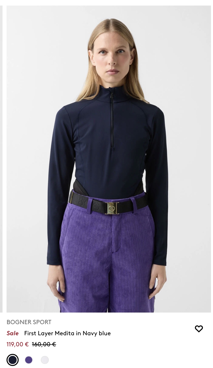 Bogner распродажа женской зимней экипировки 2026 нижний слой