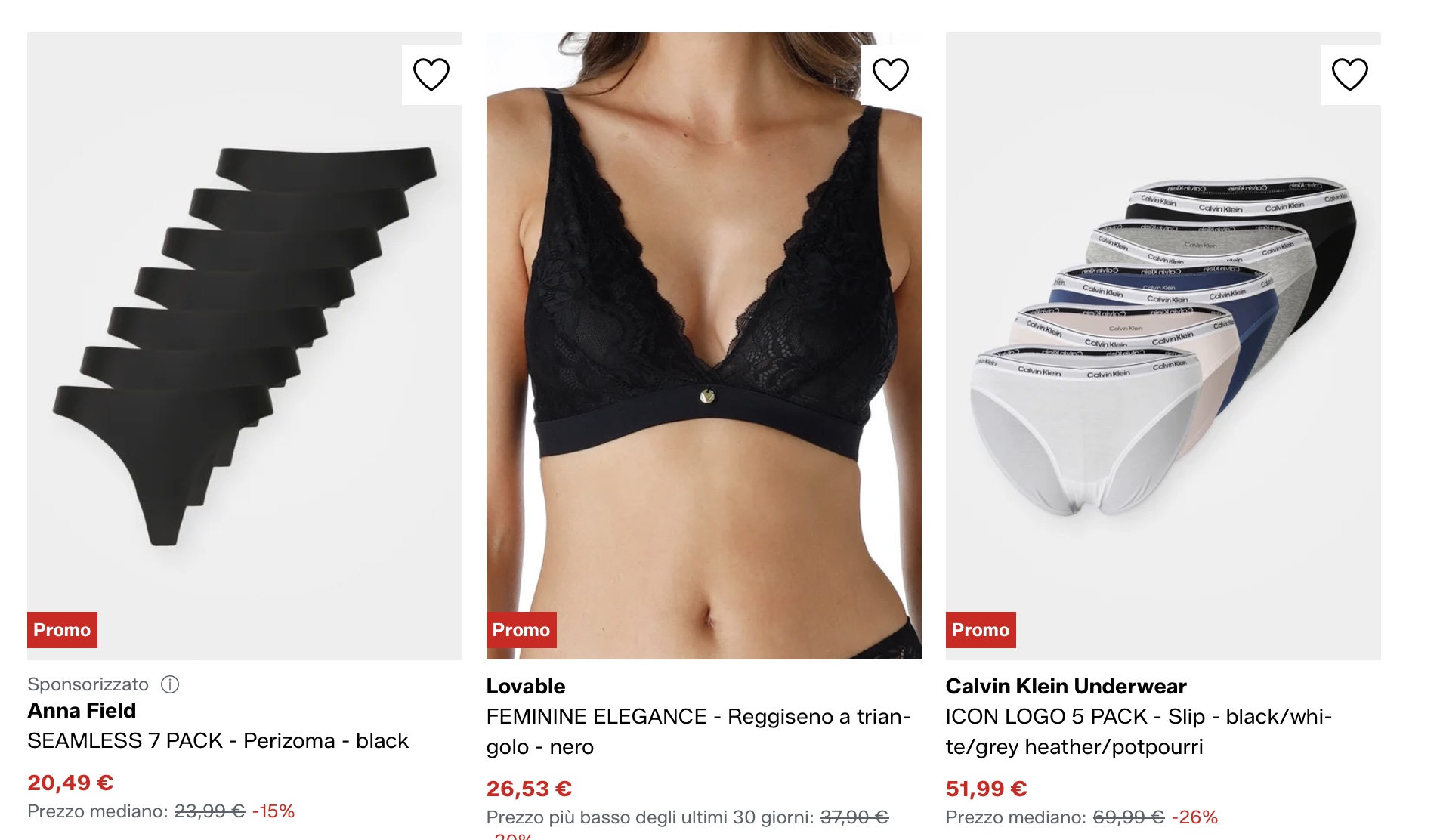 женское нижнее белье купить на Zalando комплекты