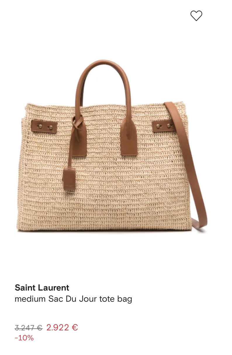 сумки Saint Laurent упить на Farfetch зимняя распродажа 2026 в Италии