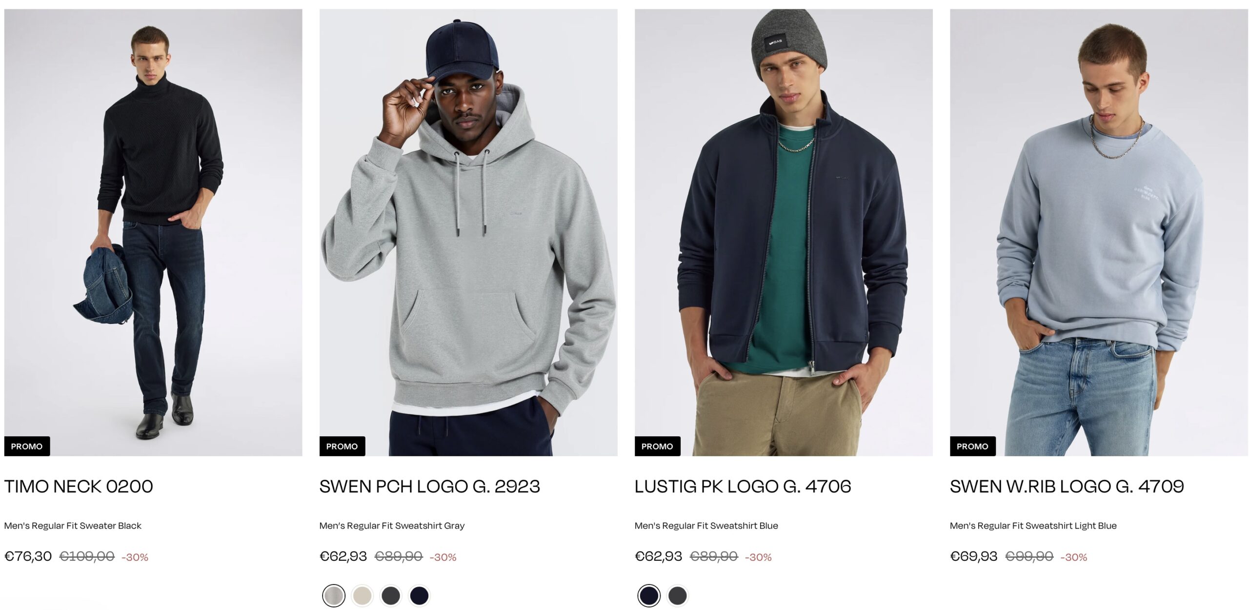 свитеры и худи Gas Jeans купить на распродаже в Италии