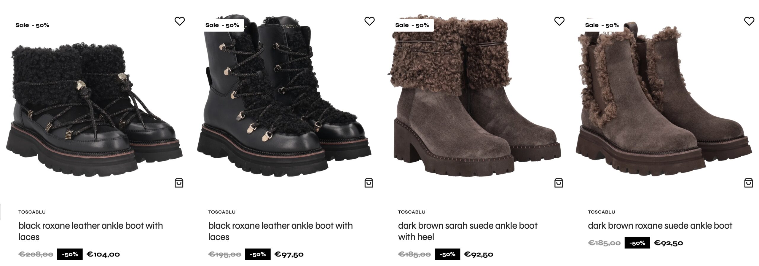 Зимние ботинки Tosca Blue купить на распродаже в Италии