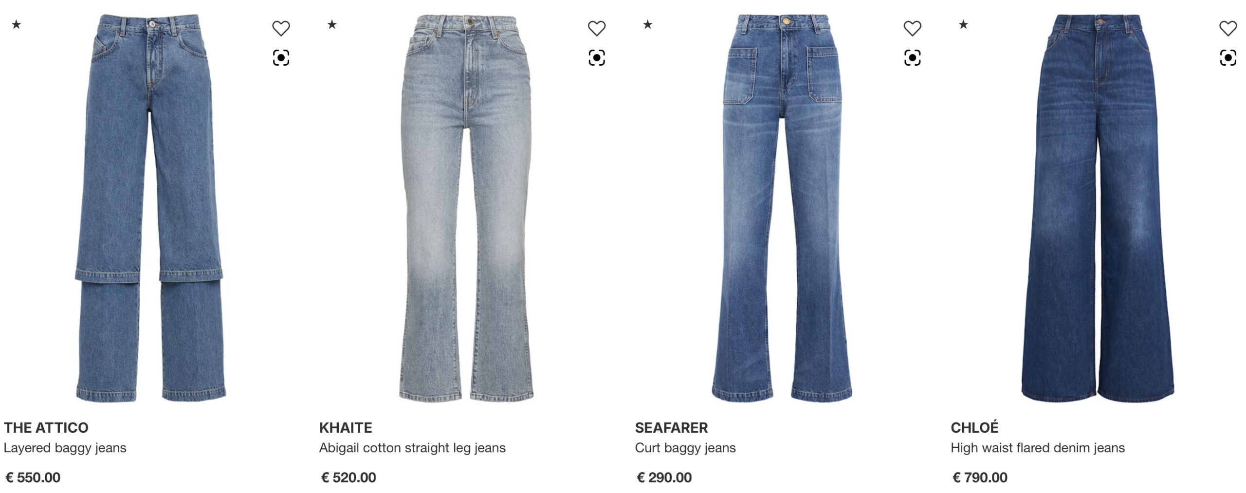 Джинсы на Luisaviaroma купить из Италии