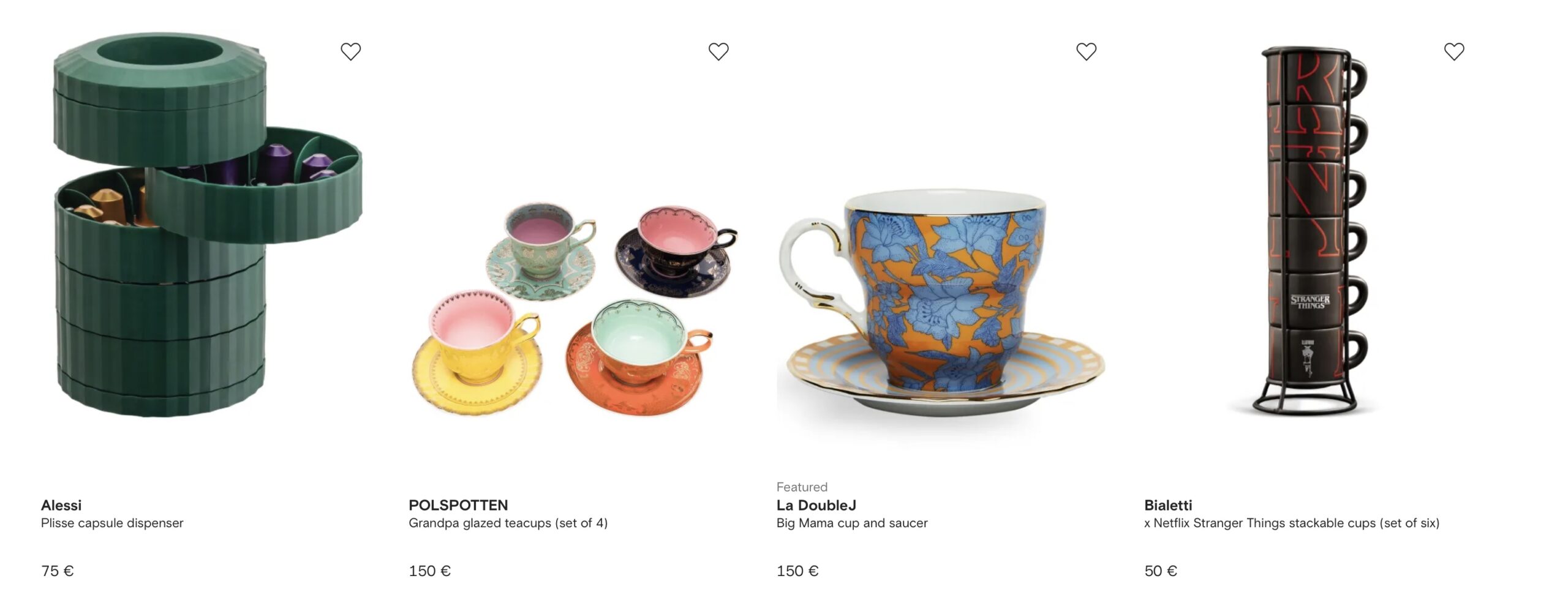 Дизайнерские чашки купить на Farfetch из Италии через Aukciony