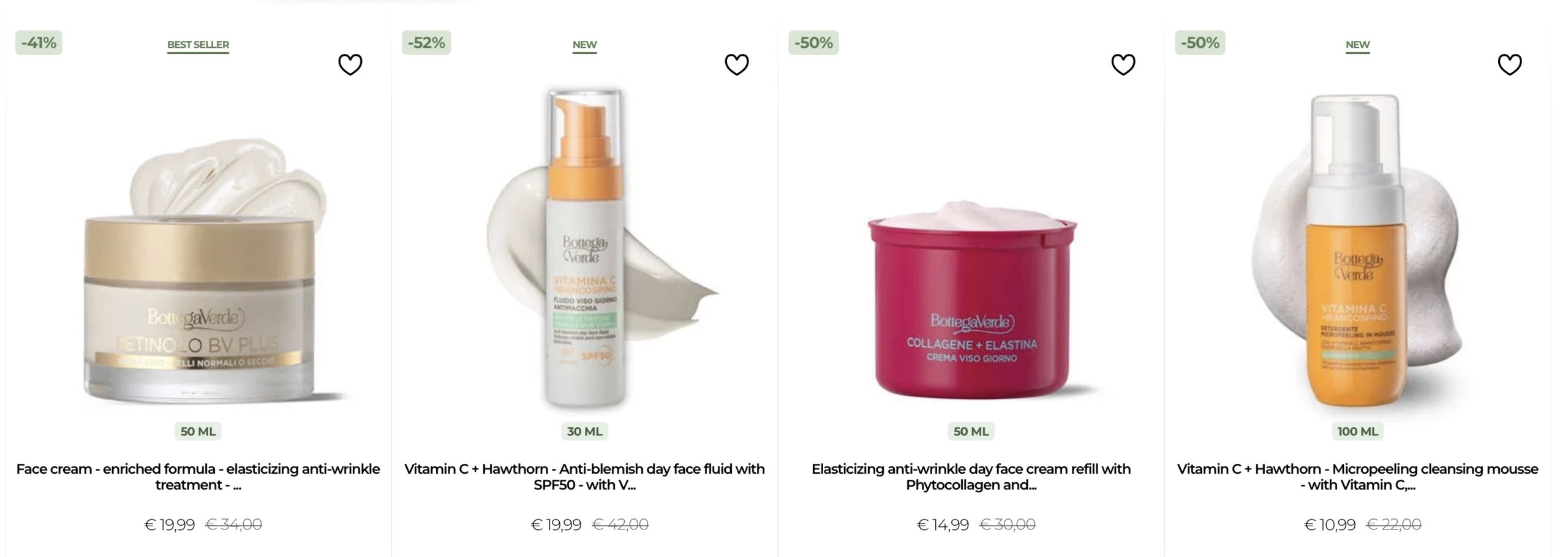 Косметика из Европы Bottega Verde с доставкой Aukciony акции и скидки