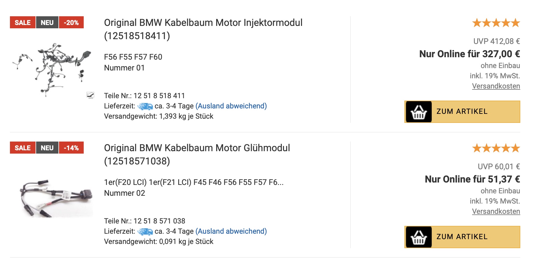 доставка автозапчастей из Европы Hubauer Shop