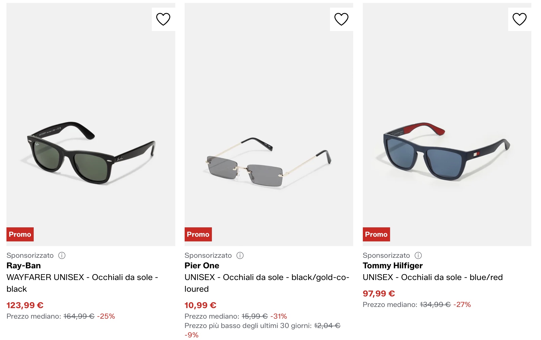 Летняя распродажа очков в Европе: солнцезащитные очки на Zalando