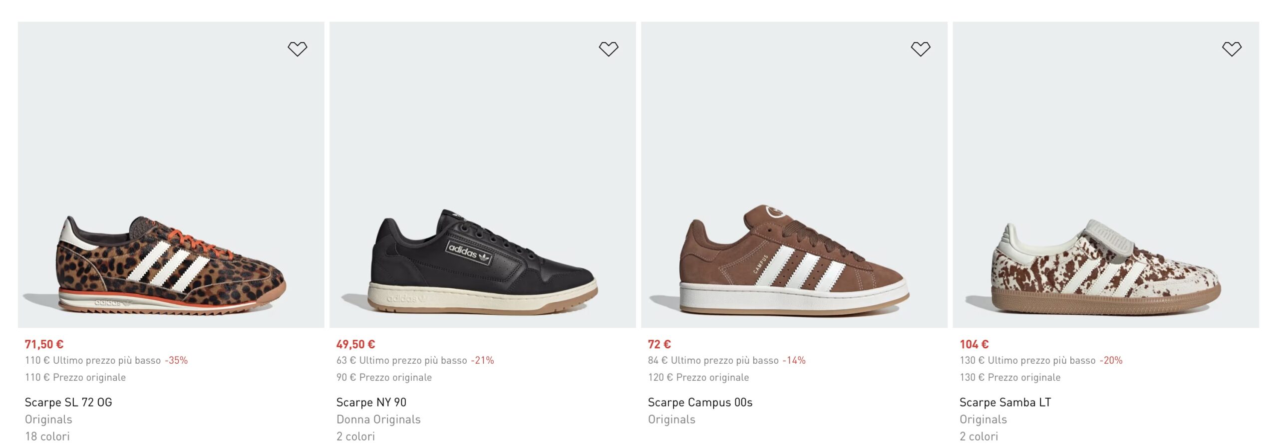 Летняя распродажа кроссовок в Европе 2026: Adidas