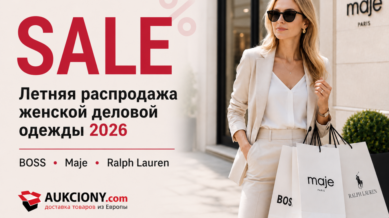Летняя распродажа женской деловой одежды 2026: BOSS, Maje и Ralph Lauren