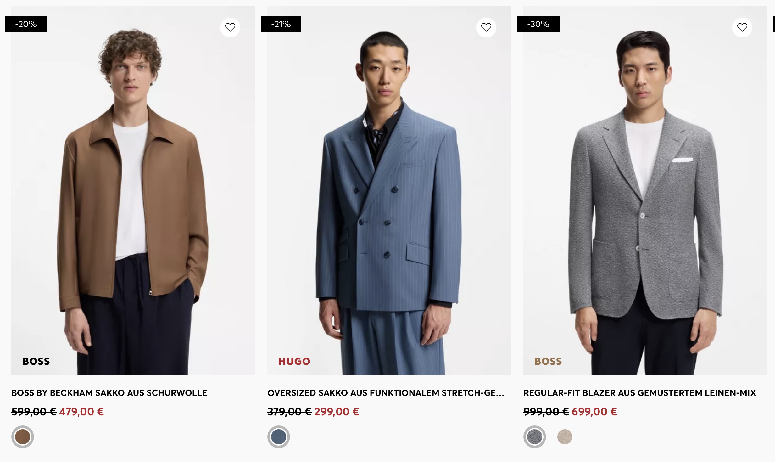 HUGO BOSS: купить мужские куртки на летней распродаже одежды 2026 через Aukciony