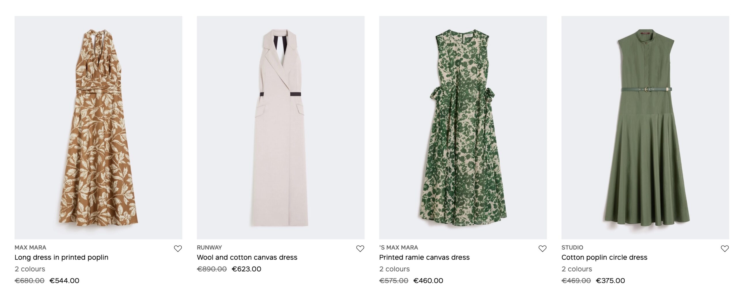 Летняя распродажа в Европе MaxMara