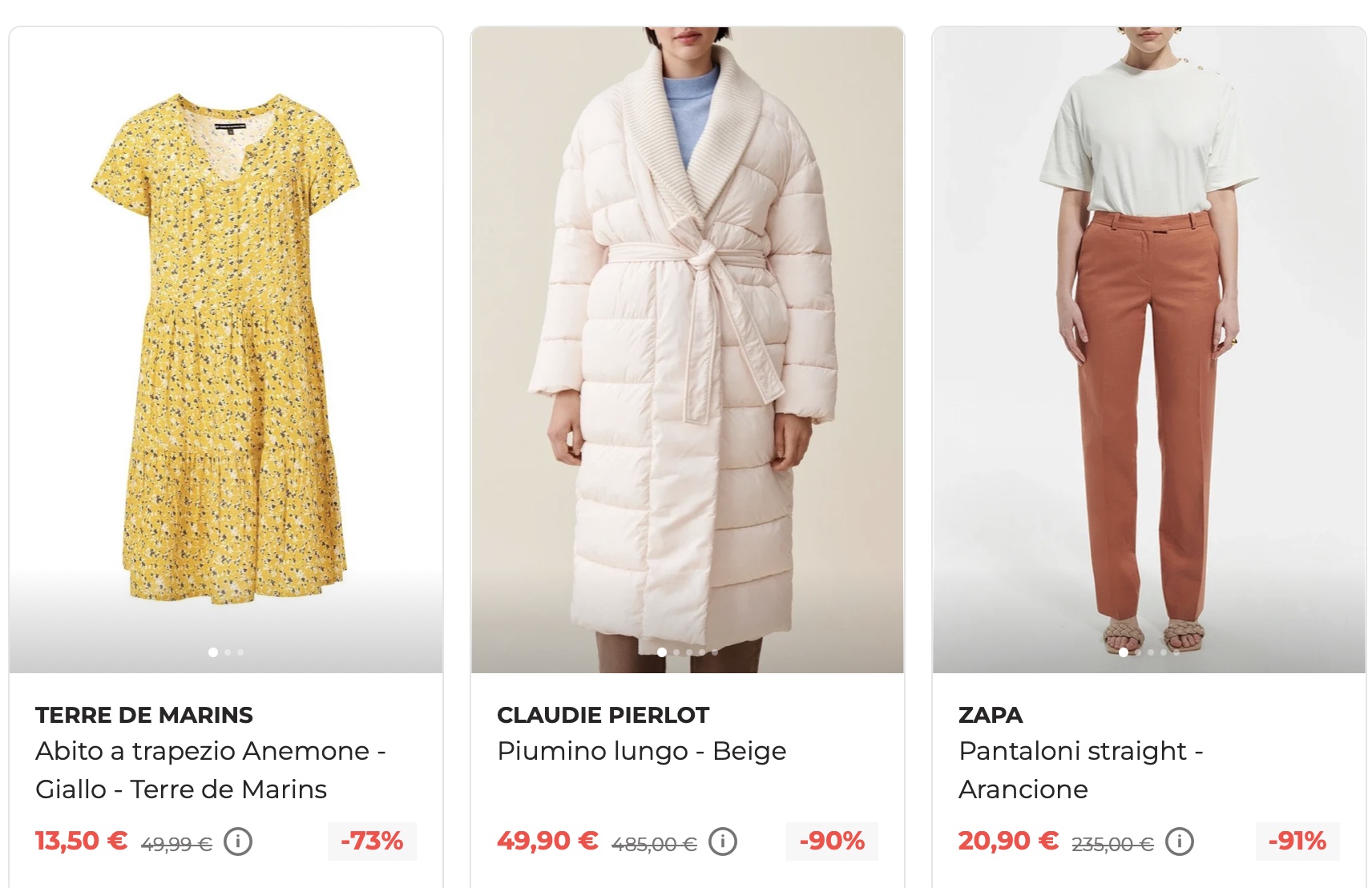 Летняя распродажа в Италии Saldi Privati